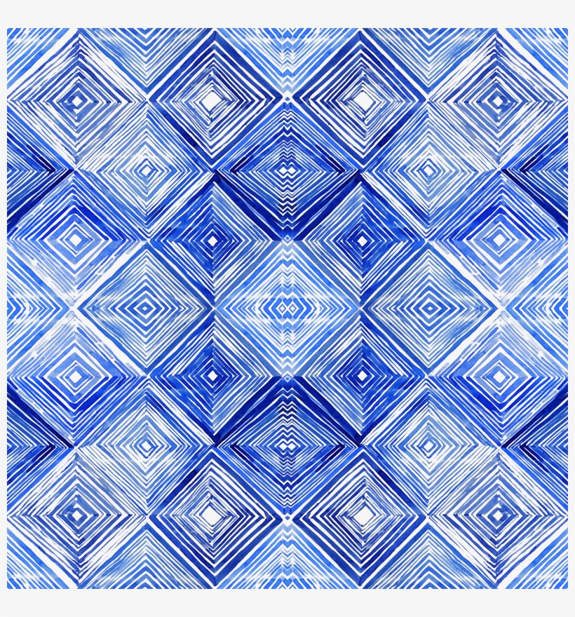 Watercolor Pattern Indigo, transparent png download