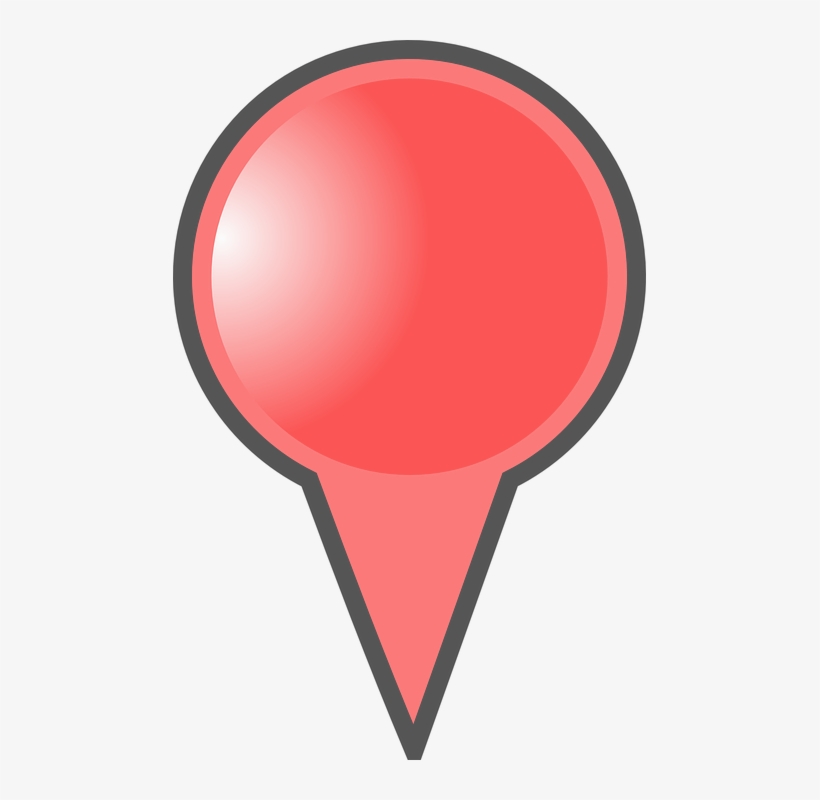 Map, Marker, Pin, Pushpin, Push Pin, Red - Marker Red Maps, transparent png download