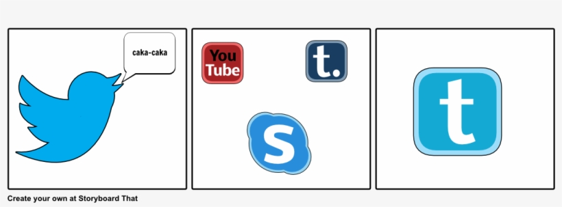 Twitter Youtube Tumbler Skype - Number, transparent png download