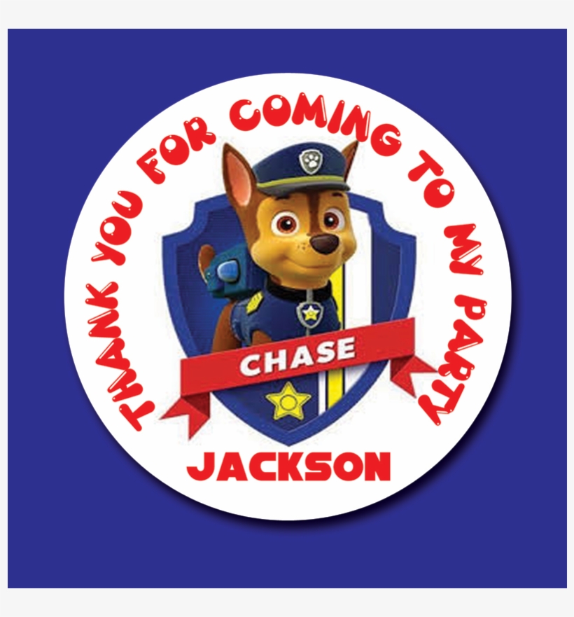 860 X 1000 2 - Paw Patrol Chase Thank You, transparent png download