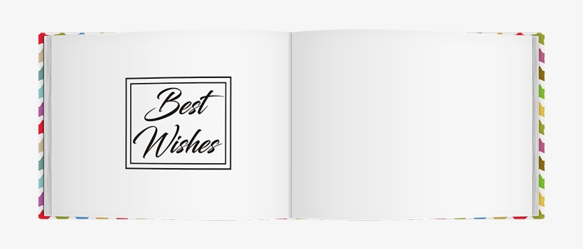 Best Wishes Hardback Celebration Guest Book - Paper Product, transparent png download