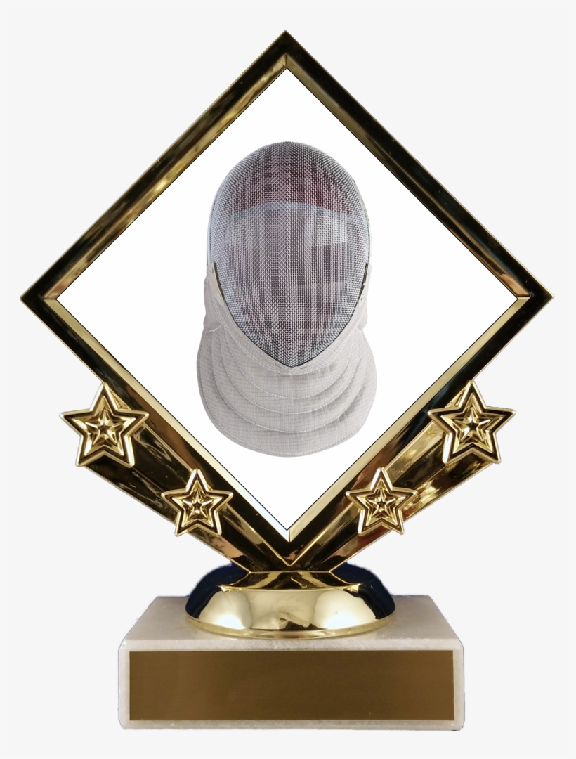 Fencing Logo Diamond Trophy - Schoppy's Since 1921, transparent png download