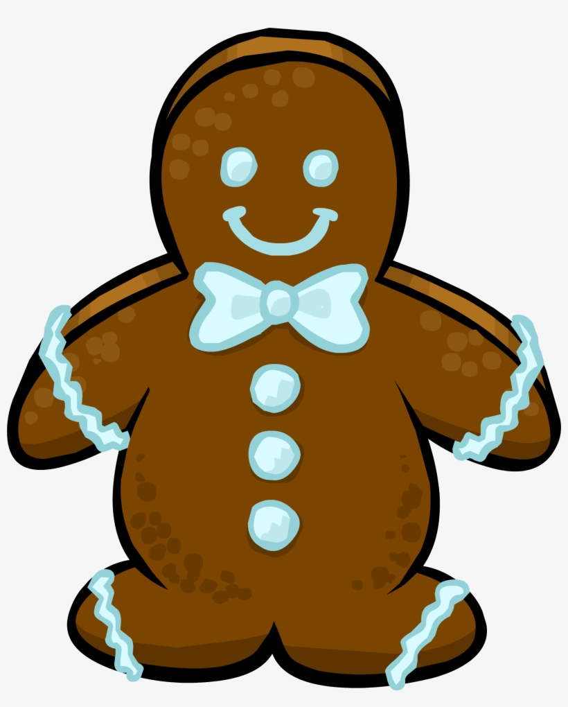 Gingerbread Man - Club Penguin Gingerbread Man, transparent png download