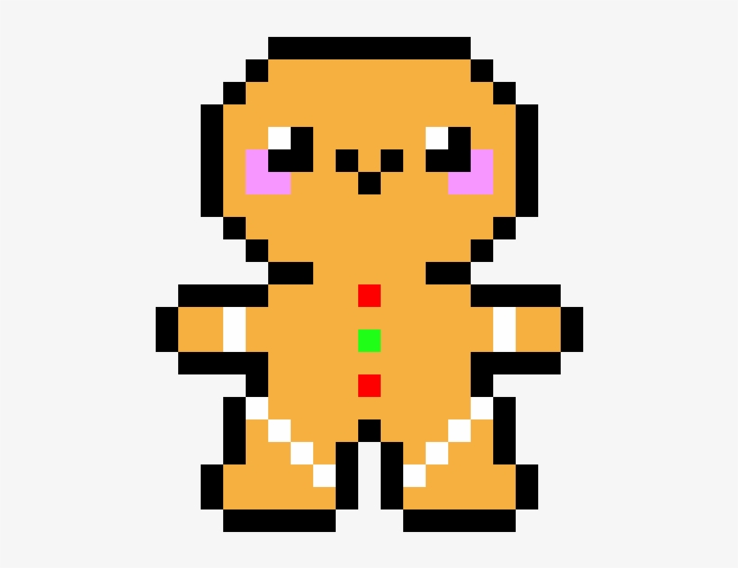 Kawaii Gingerbread Man, transparent png download