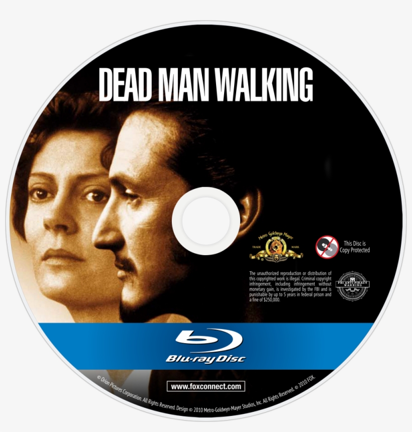 Dead Man Walking Bluray Disc Image - Dead Man Walking Film Poster, transparent png download