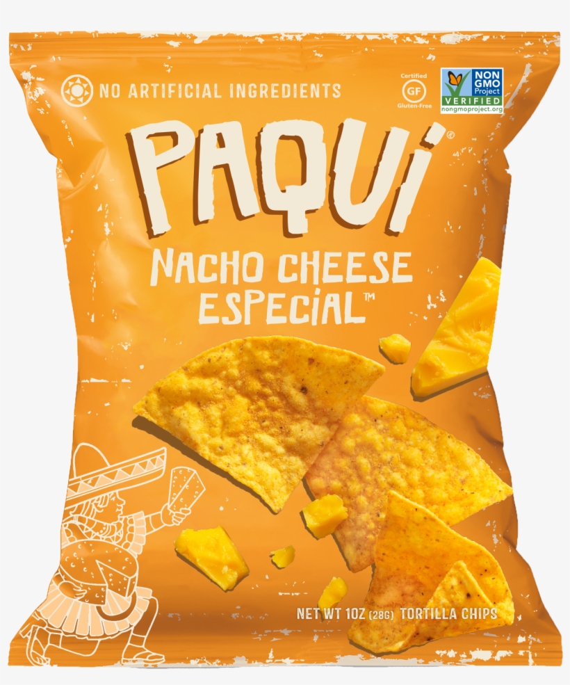 Paqui Nacho Cheese Especial Tortilla Chips 1oz - Mccain Straight Cut Oven Chips, transparent png download