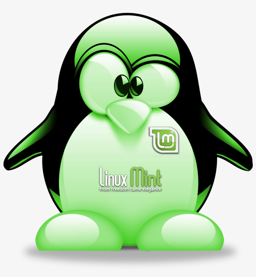Http - //imgur - Com/lx1yk - Tux Linux Mint, transparent png download