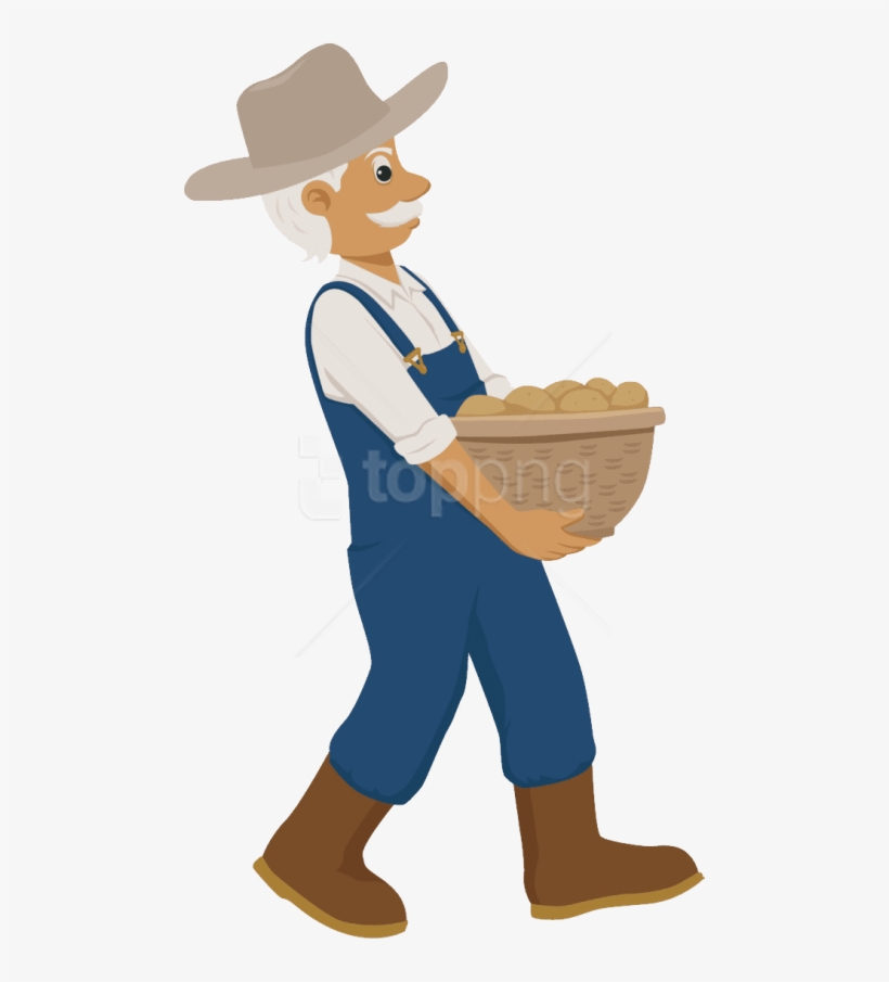 Free Png Images - Transparent Background Farmer Clipart, transparent png download