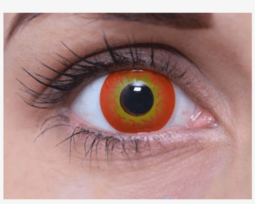 Colourvue Crazy Darth Maul Coloured Lenses - Close-up, transparent png download