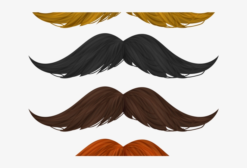 Mustache Clipart Orange - Wig, transparent png download