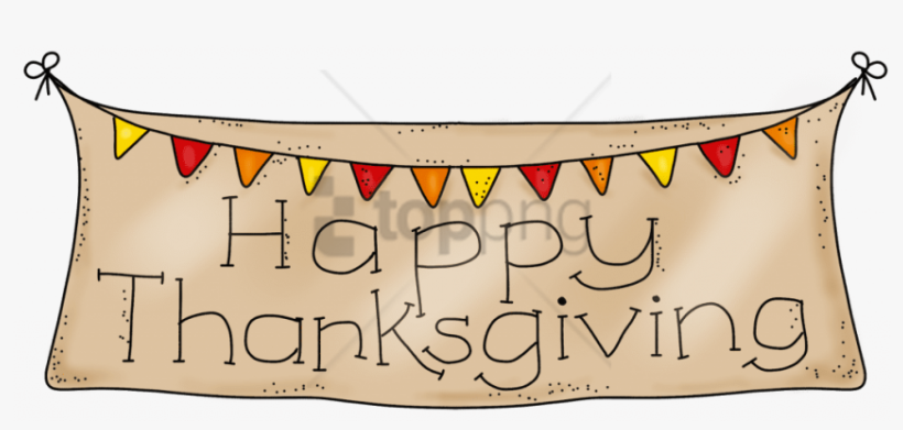 Free Png Download Thanksgivingtransparent Background - Thanksgiving Banner Clip Art, transparent png download