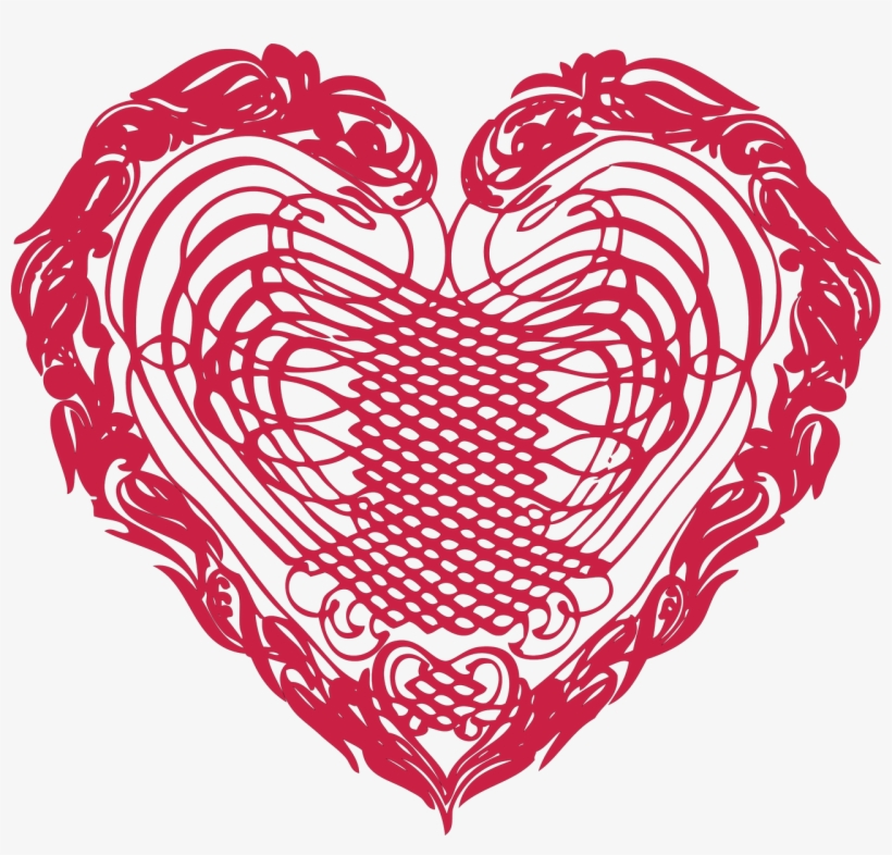 Heart Doily Svg Cut File Heart Transparent Png 1280x1166 Free Download On Nicepng