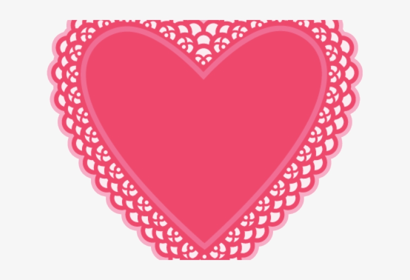 Heart Doily Png, transparent png download