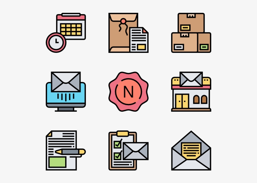 Postal Elements - Factory Machinery Icon, transparent png download