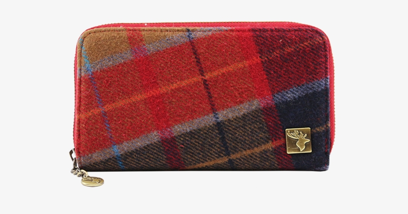 Brown Tweed Purse - Coin Purse, transparent png download