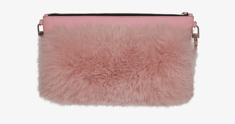 The Dada Bag Features Fluffy Fox Fur - Shoulder Bag, transparent png download