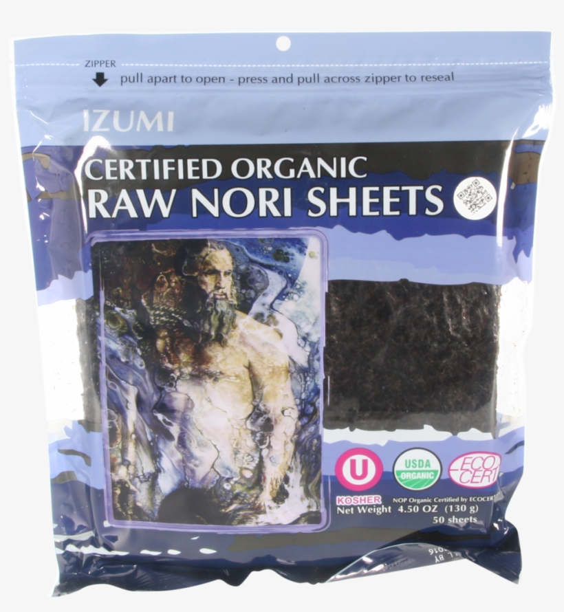 Mineral Rich Raw Seaweed Superfood - Nori Sheets 50, transparent png download