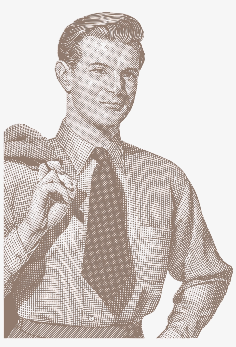 This Free Icons Png Design Of Vintage Business Man-02, transparent png download