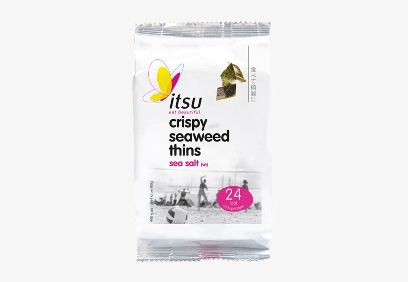 Crispy Seaweed Thins Sea Salt - Label, transparent png download