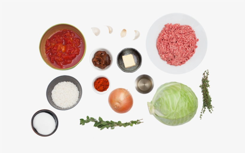 Stuffed Cabbage Rolls With White Rice, Beef & Tomato - Superfood, transparent png download