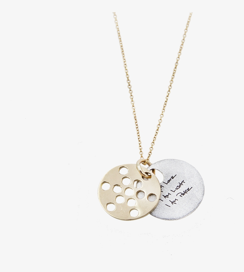 Fruit Of Life Necklace 14k Gold - Locket, transparent png download