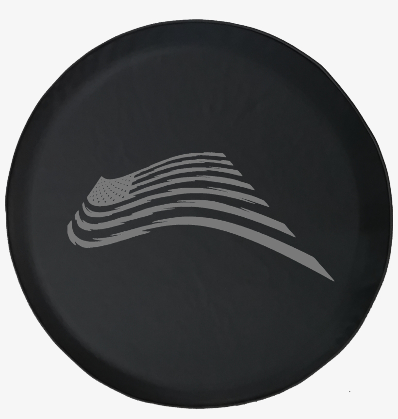 Jeep Liberty Tire Cover With American Flag Waving Stars, transparent png download