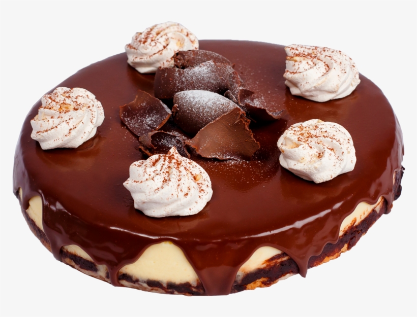 Premium Belgian Chocolate Cheesecake - Chocolate Cake, transparent png download