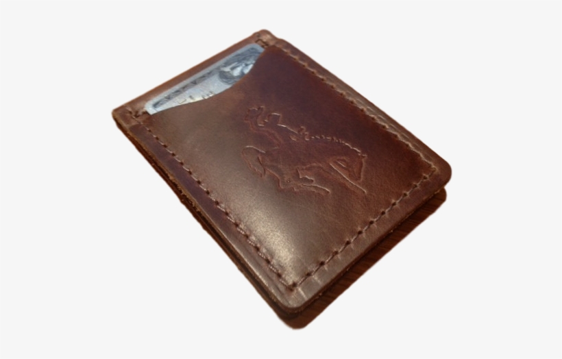 Leather Wallet/money Clip - Wallet, transparent png download