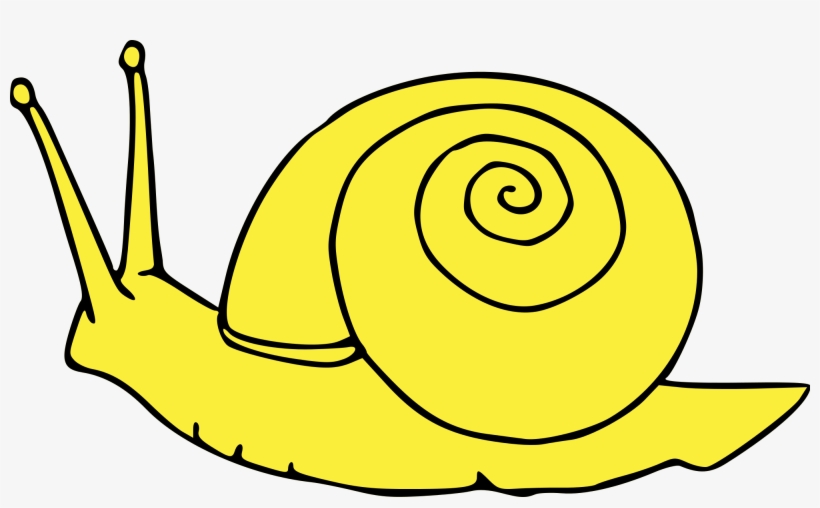 Jpg Freeuse Stock File Escargot Svg Wikimedia Commons - Yellow Snail Png, transparent png download