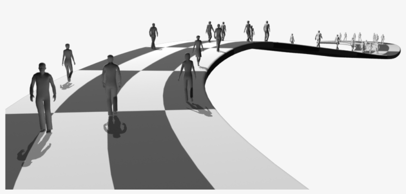 Plugin Written In Maxscript That Allows The User To - People Following A Path, transparent png download