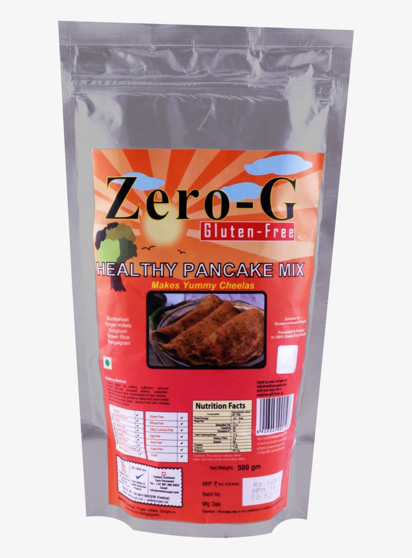 Zero-g Healthy Pancake/cheela Mix - Chocolate, transparent png download
