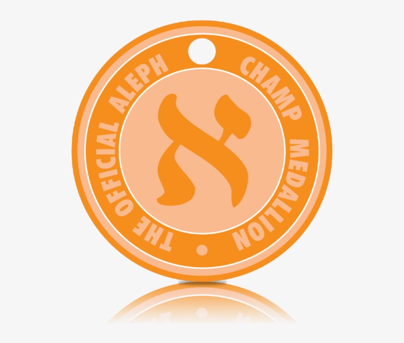 Orange Orangemedallion - Aleph Champ Medallion, transparent png download