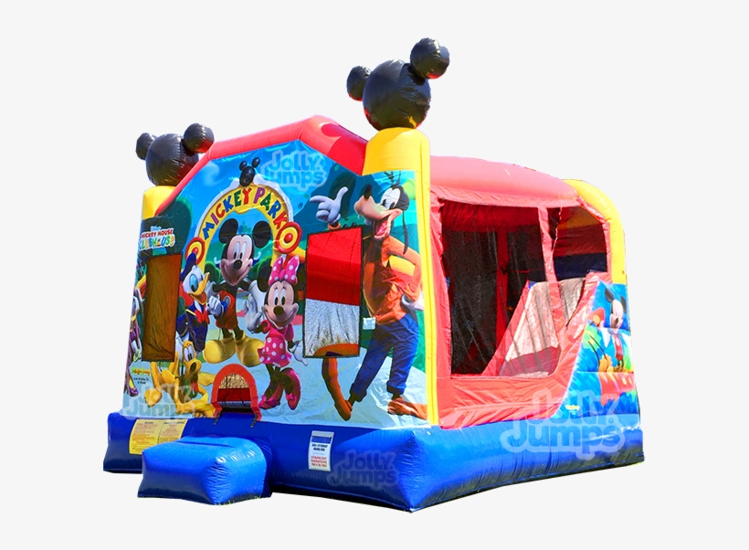 Clubhouse Combo Is Themed With Detailed Artwork Inside - Inflatable, transparent png download