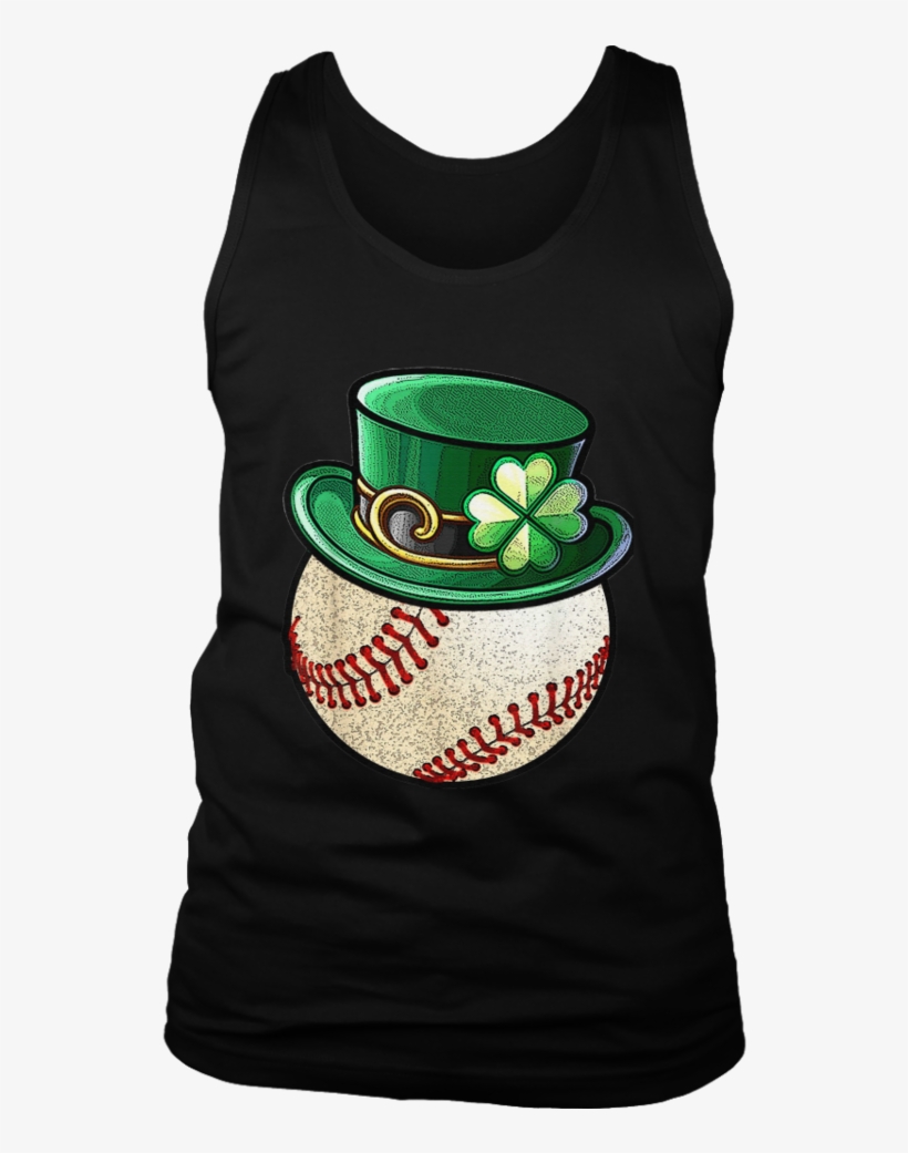 Baseball Ball Leprechaun Hat Shirt St - T-shirt, transparent png download