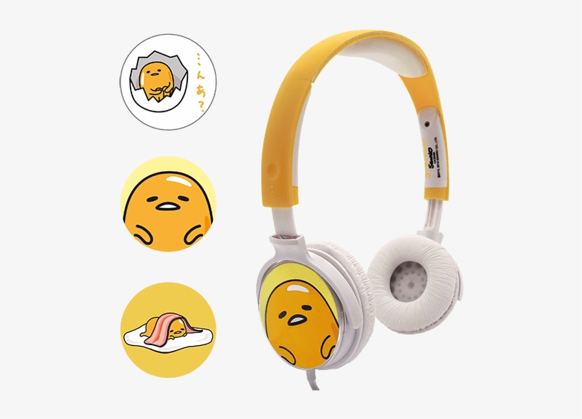 Gudetama Headphones - Headphones, transparent png download
