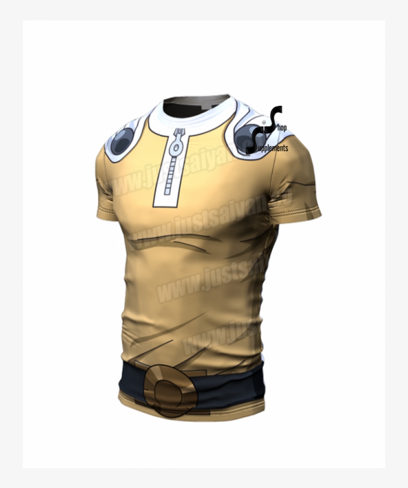 Just Saiyan Short Sleeve Skinz Compression-saitama - Sweater Vest, transparent png download