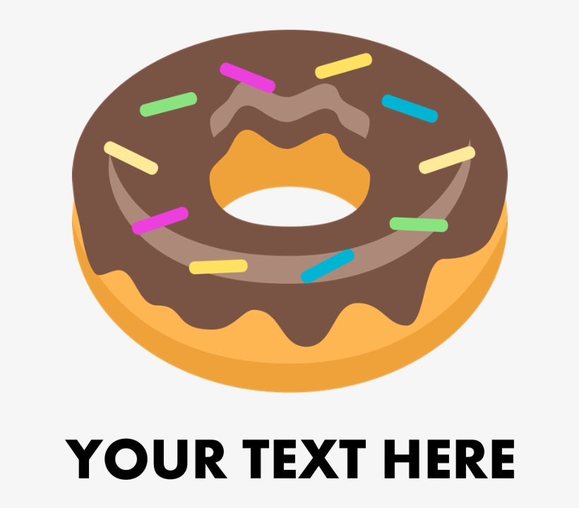 Emoji Donut Personalized Baby Blanket - Transparent Background Wine Emoji, transparent png download