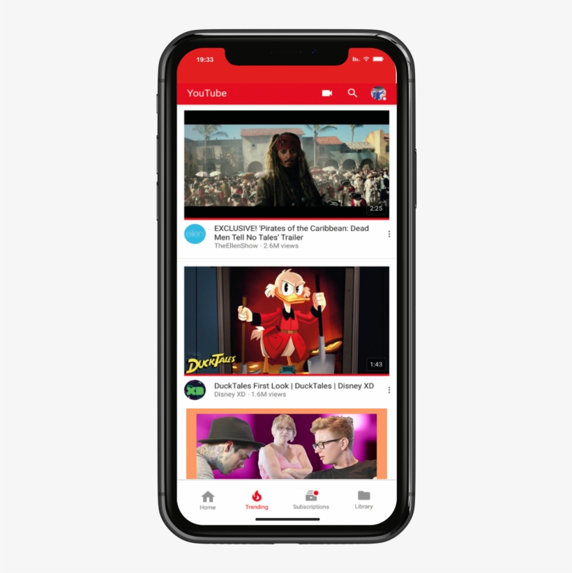 Youtube Views - Iphone, transparent png download