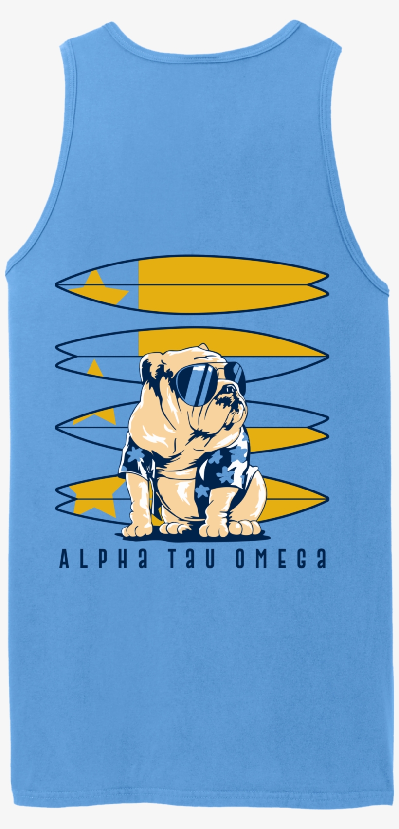 Ato Pug Bid Day Back - Active Tank, transparent png download