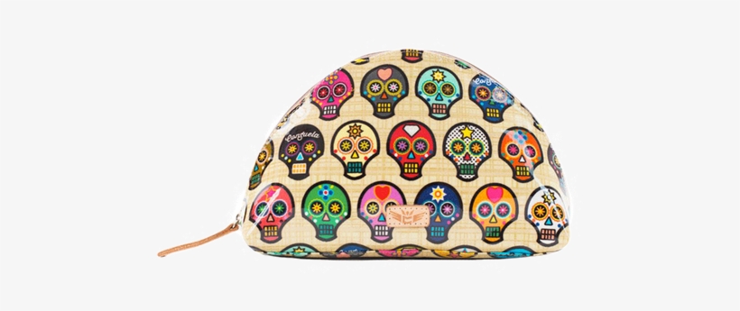 Consuela Legacy Large Sugar Skull Cosmetic Case - Illustration, transparent png download
