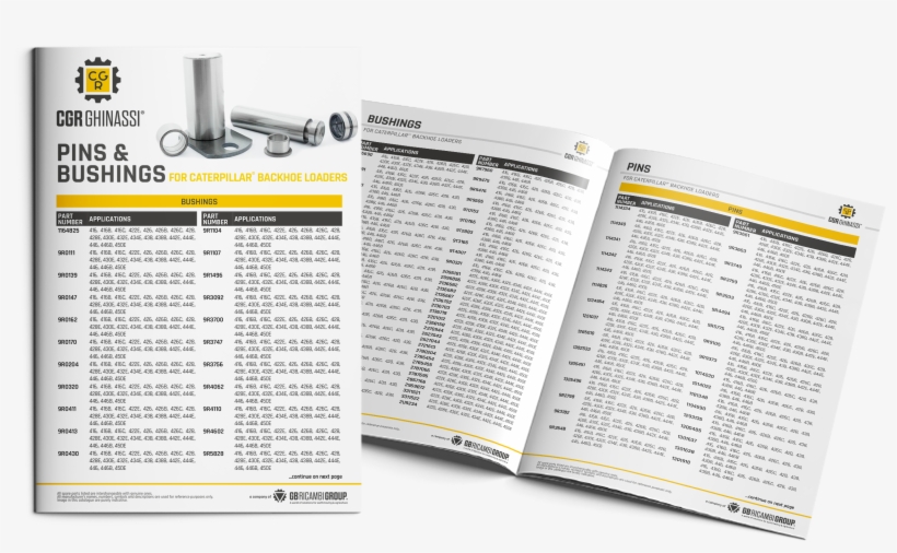 Cgr Pin&bushings-caterpillar - Document, transparent png download