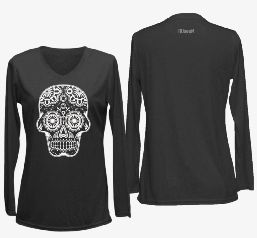 Women's Reflective Long Sleeve Shirt - Long Sleeve Shirt Running Women, transparent png download