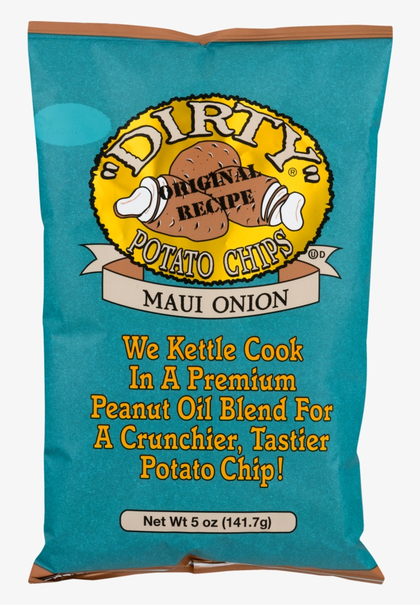 Dirty Kettle Potato Chips, Maui Onion - Dirty Potato Chips Jalapeno Heat 2oz, transparent png download