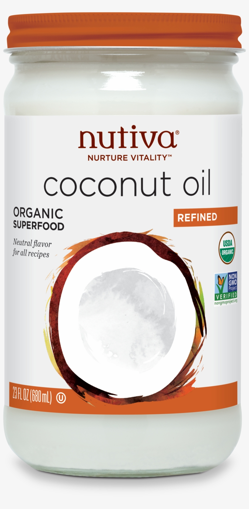Baking With Organic Coconut Oil - Nutiva Organic Coconut Oil, transparent png download