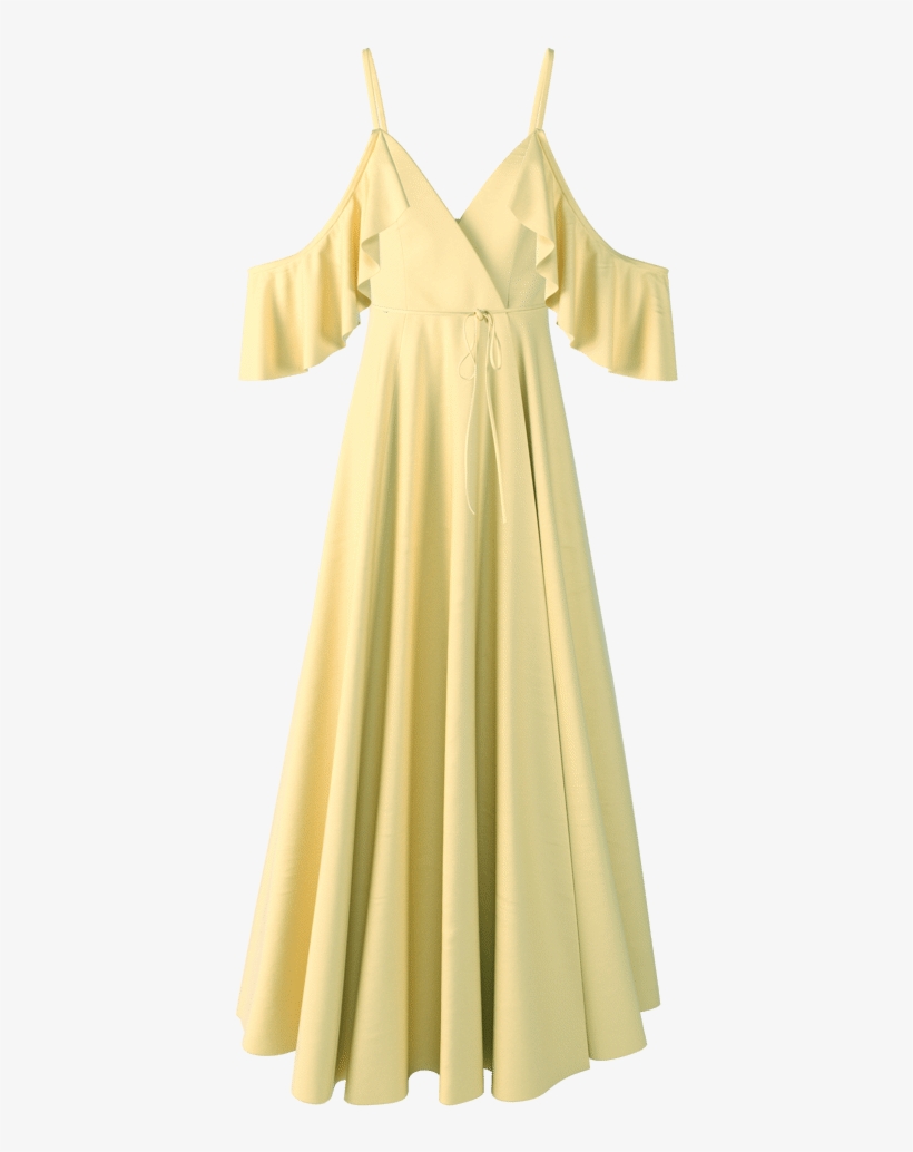 Front - Gown, transparent png download
