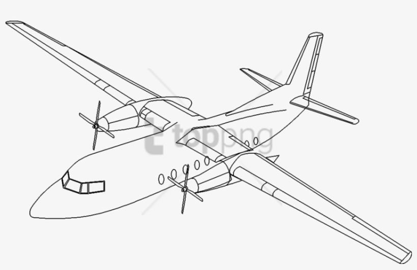 Free Png Airplane Png Image With Transparent Background - Fokker F27 Friendship, transparent png download