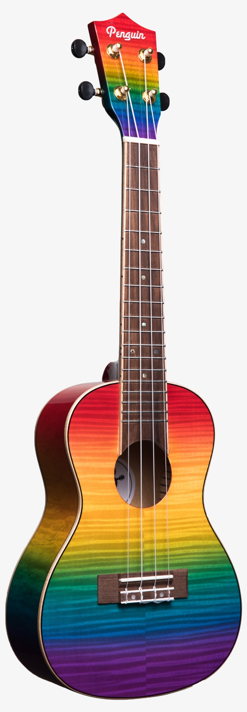 Amahi Pguk555c-eq Flamed Maple Ukulele, transparent png download