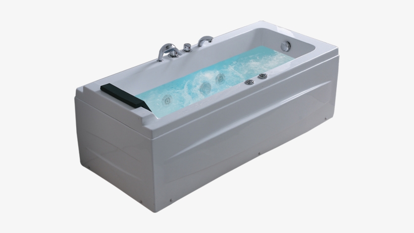 Pluto- Whirlpool Waterfall Massage Bathtub - Bathtub, transparent png download