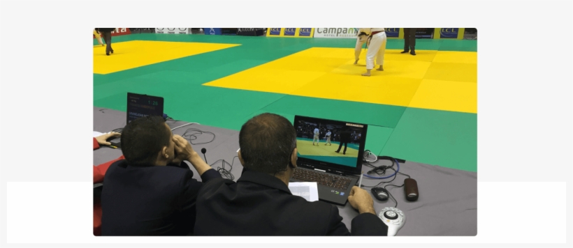 Dartfish Video Replay Is Fully Scalable, From 1 To - Judo, transparent png download
