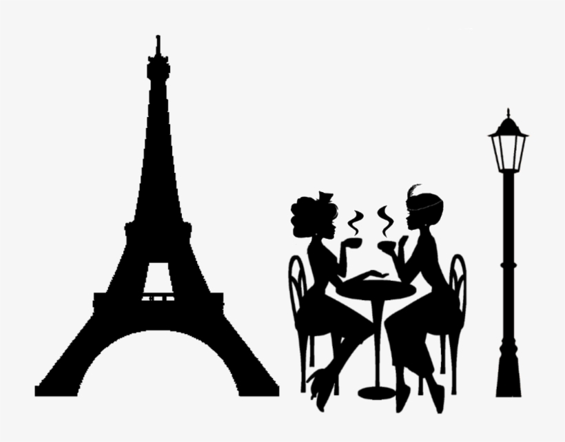 Audrey Hepburn - 2 Women Drinking Coffee Clipart, transparent png download